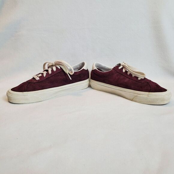 Vans Sneakers Mens Size 7 W8.5 Red 73 DX Casual Suede Retro Skateboarding Skate - Picture 4 of 9